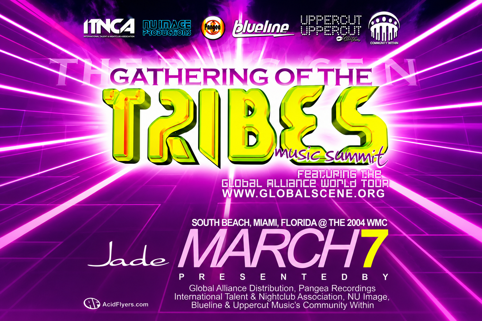 Gathering of the Tribes: Club Jade (Day 1) Winter Music Conference 2004 — March 7, 2004 | Uforia Entertainment & DJ Debonair